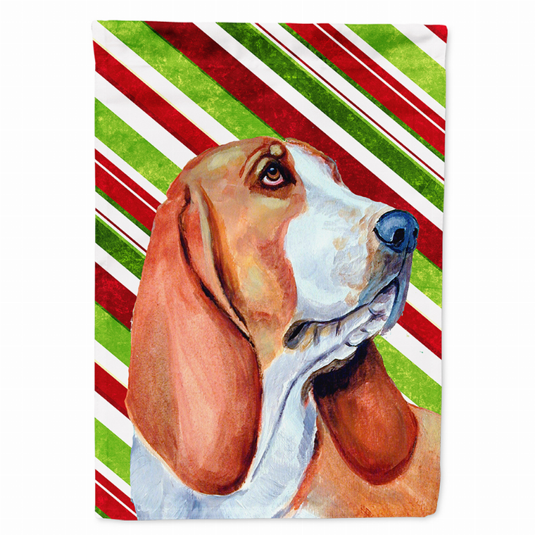 Candy Cane Holiday Christmas Dog Flag Garden Size - 705332071260