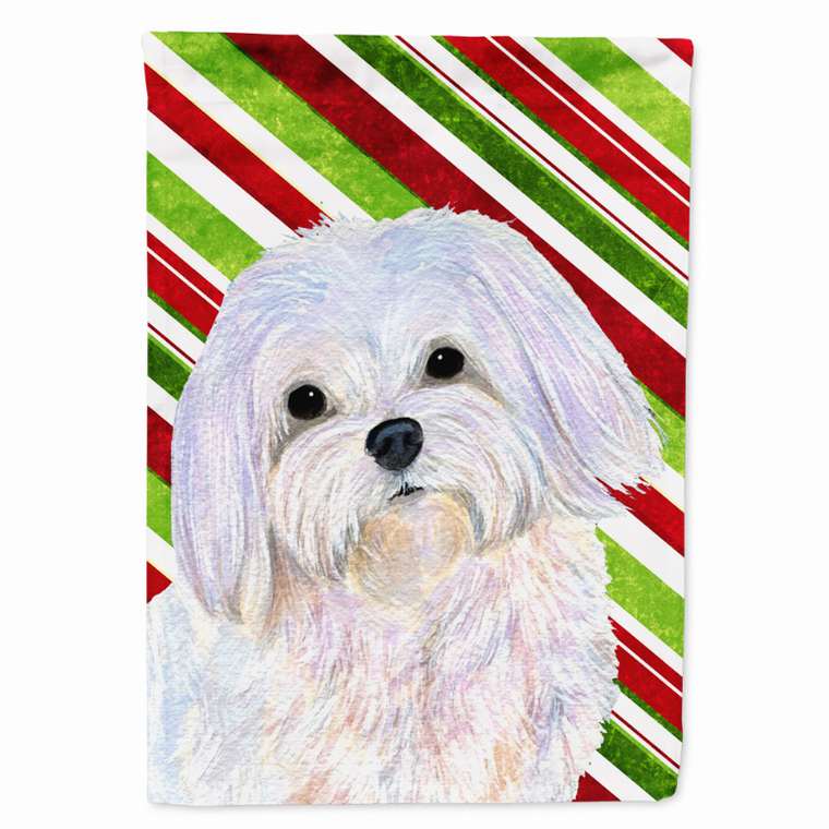 Candy Cane Holiday Christmas Dog Flag Garden Size - 705332068598