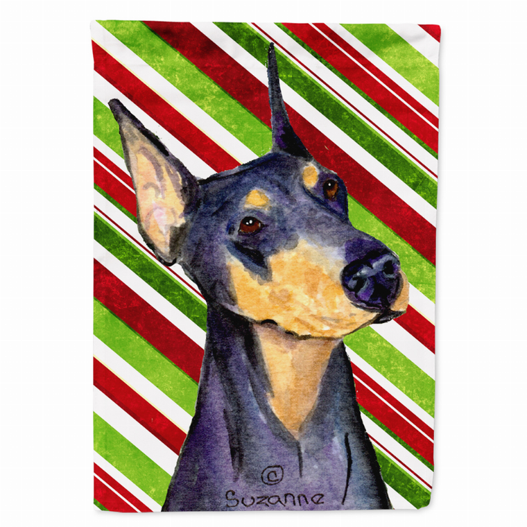 Candy Cane Holiday Christmas Dog Flag Garden Size - 705332068727