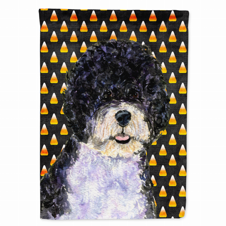 Candy Corn Halloween Dog Portrait Flag Garden Size - 705332061728