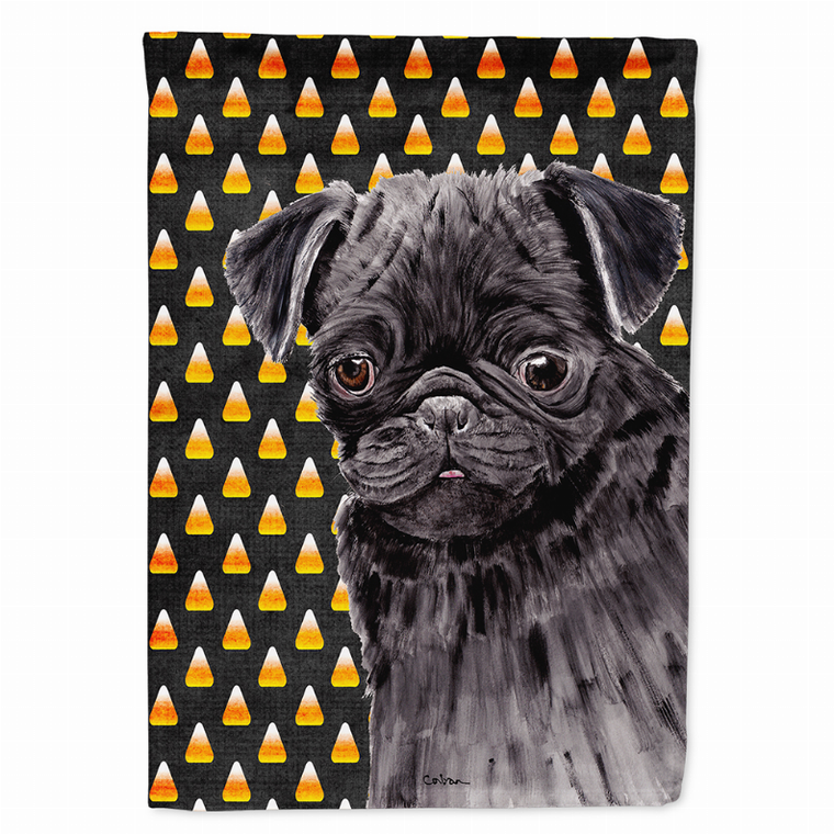 Candy Corn Halloween Dog Portrait Flag Garden Size - 705332061223