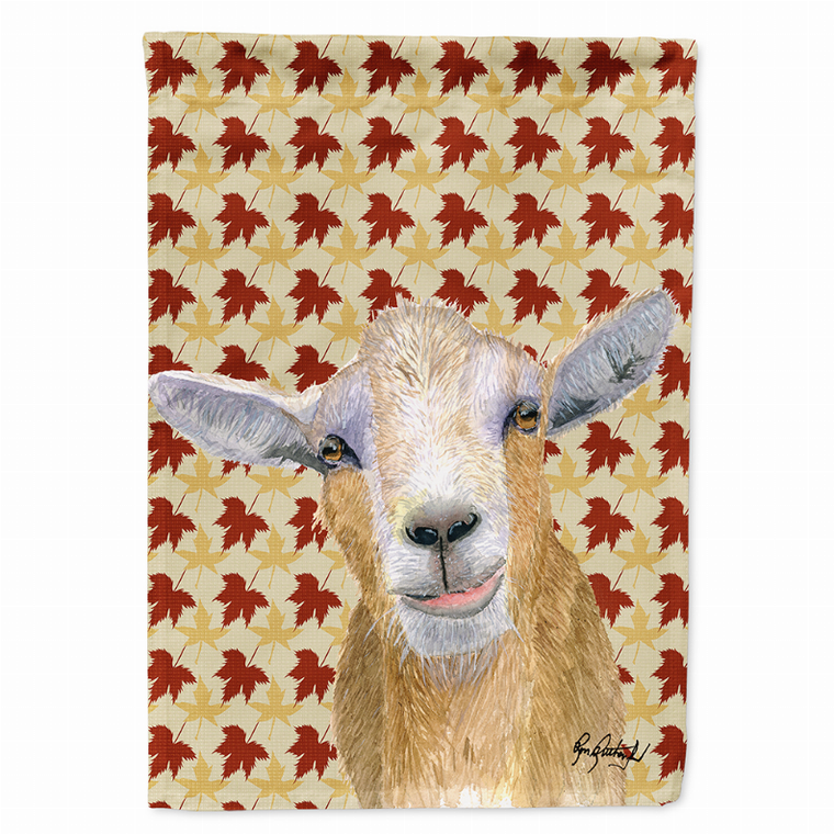 Goat Fall Leaves Flag Garden Size - 615872764303