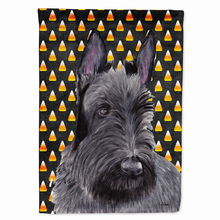 Candy Corn Halloween Dog Portrait Flag Garden Size - 705332061308
