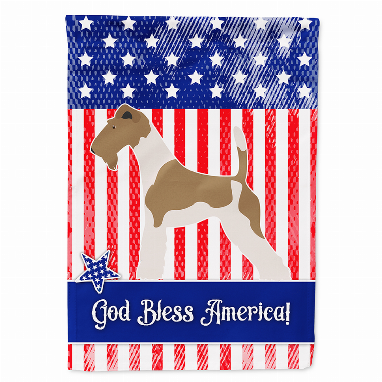 Dog Print American Flag Garden Size - 638508984104
