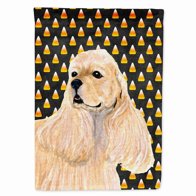 Candy Corn Halloween Dog Portrait Flag Garden Size - 705332062022
