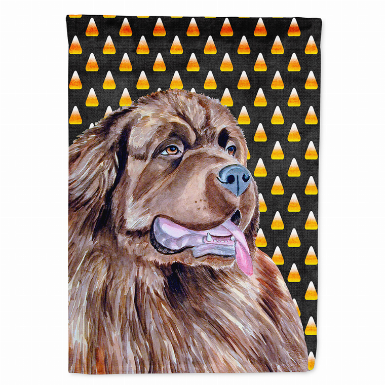 Candy Corn Halloween Dog Portrait Flag Garden Size - 705332062121