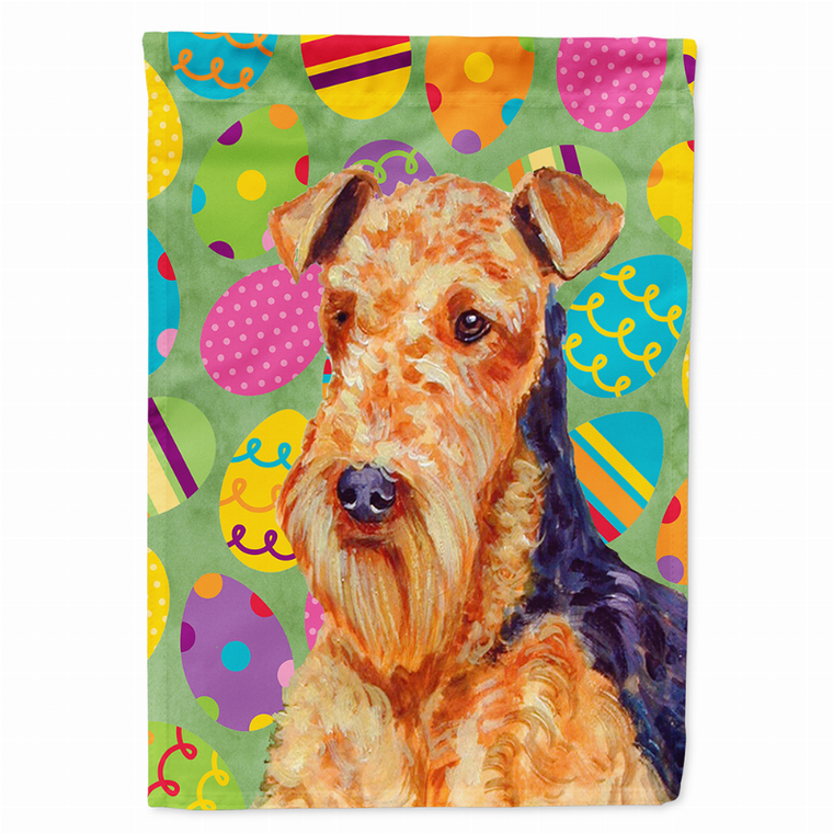Easter Eggtravaganza with Dog Flag Garden Size - 617375989283