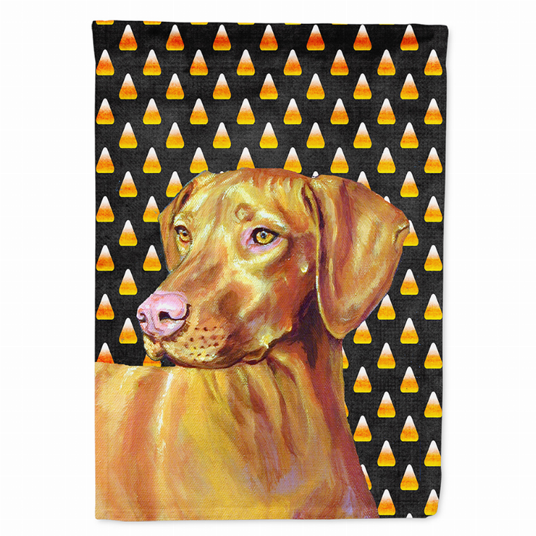 Candy Corn Halloween Dog Portrait Flag Garden Size - 705332062329