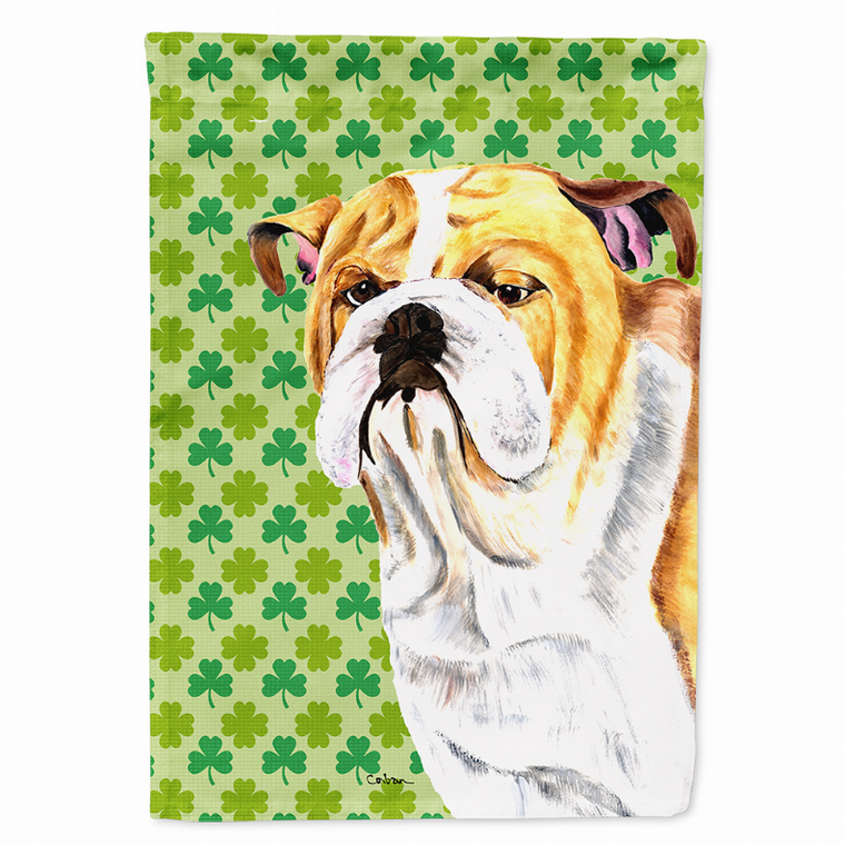 St. Patrick's Day Shamrock Dog Portrait Flag Garden Size - 705332062756