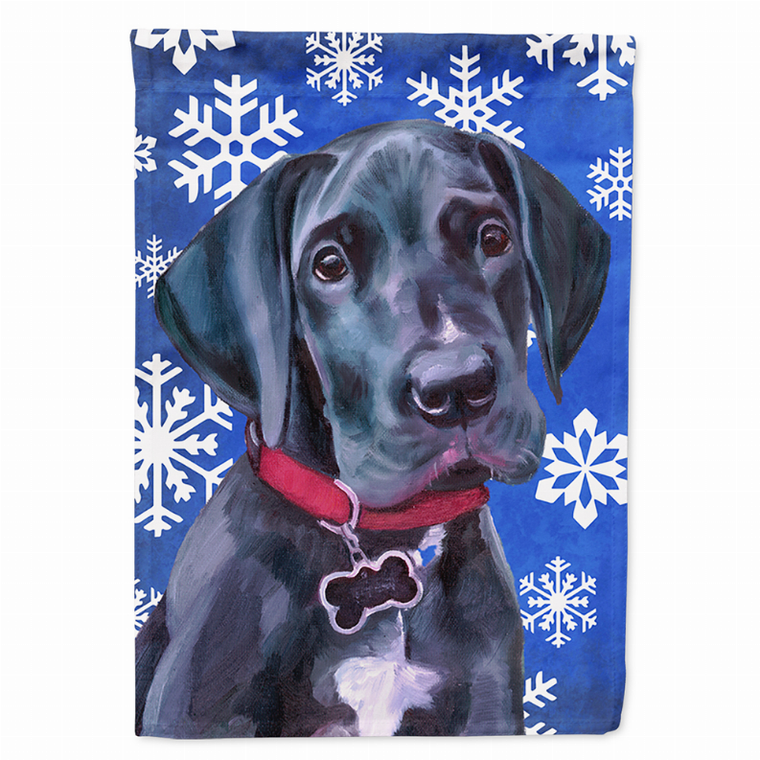 Winter Snowflakes Holiday Dog Flag Garden Size - 638508065162
