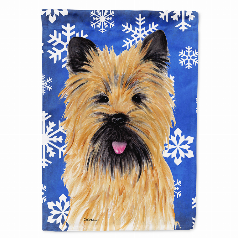 Winter Snowflakes Holiday Dog Flag Garden Size - 705332067751