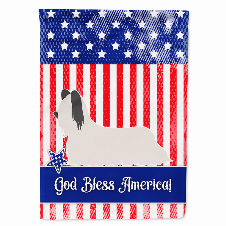 Dog Print American Flag Garden Size - 638508984043