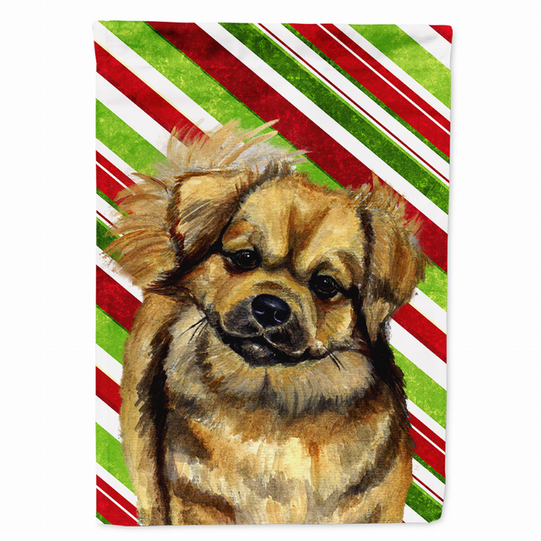 Candy Cane Holiday Christmas Dog Flag Garden Size - 705332071437