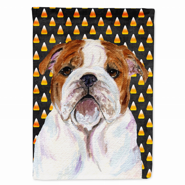 Candy Corn Halloween Dog Portrait Flag Garden Size - 705332061650