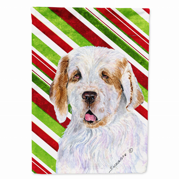 Candy Cane Holiday Christmas Dog Flag Garden Size - 705332068772