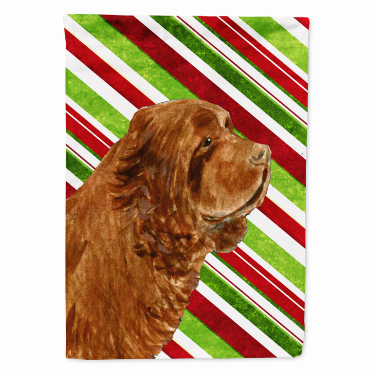 Candy Cane Holiday Christmas Dog Flag Garden Size - 705332068871