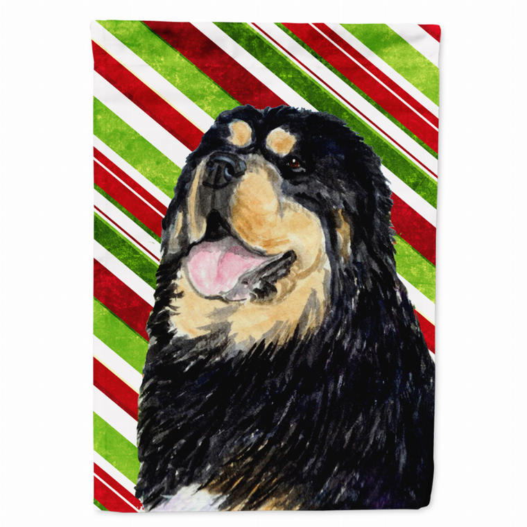 Candy Cane Holiday Christmas Dog Flag Garden Size - 705332068895