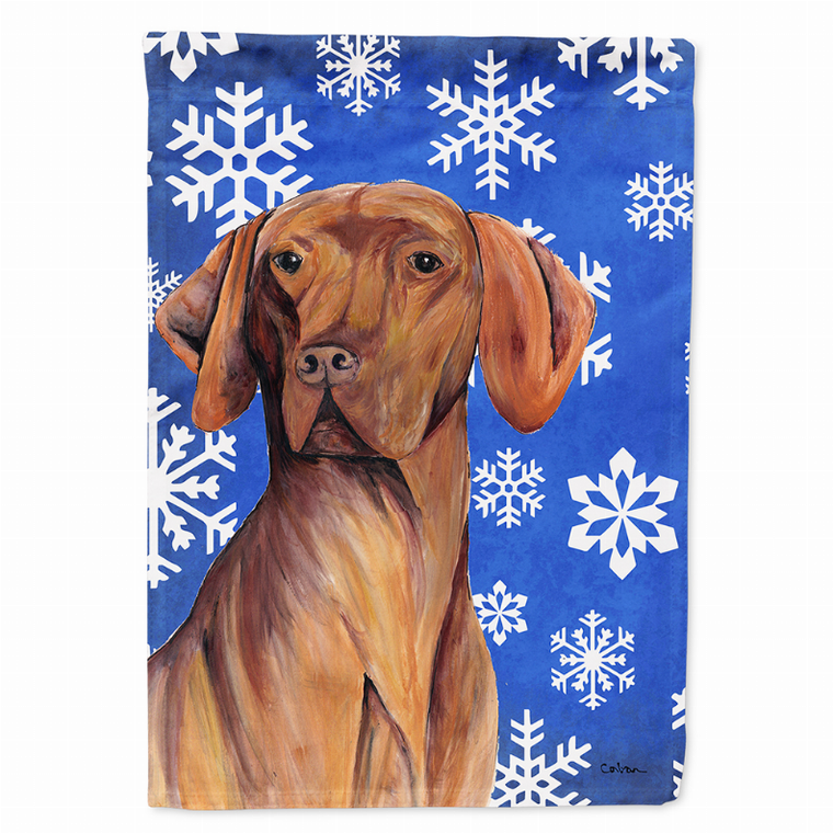 Winter Snowflakes Holiday Dog Flag Garden Size - 705332067782