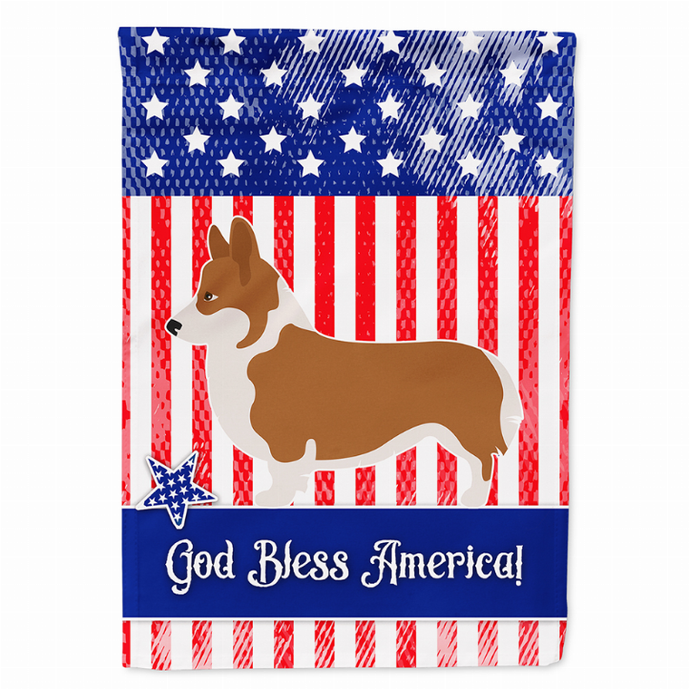 Dog Print American Flag Garden Size - 638508984463