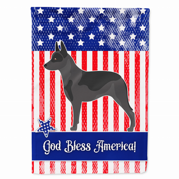 Dog Print American Flag Garden Size - 638508984159