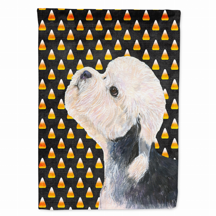 Candy Corn Halloween Dog Portrait Flag Garden Size - 705332061834