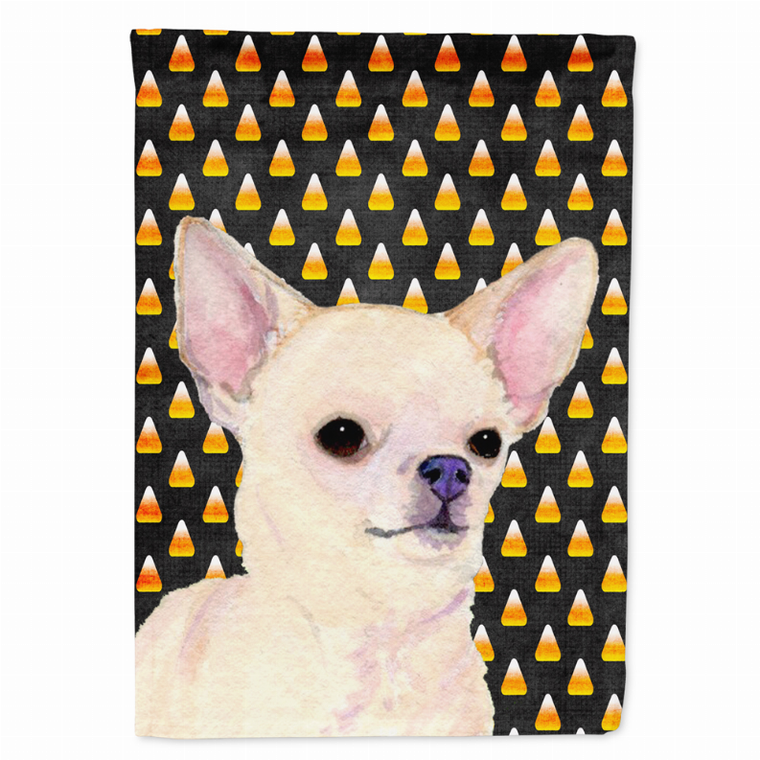 Candy Corn Halloween Dog Portrait Flag Garden Size - 705332061537
