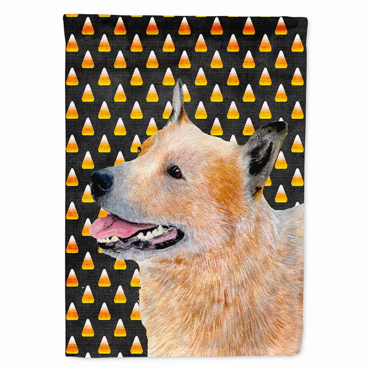 Candy Corn Halloween Dog Portrait Flag Garden Size - 705332062206