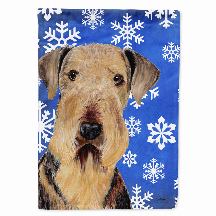 Winter Snowflakes Holiday Dog Flag Garden Size - 705332067737