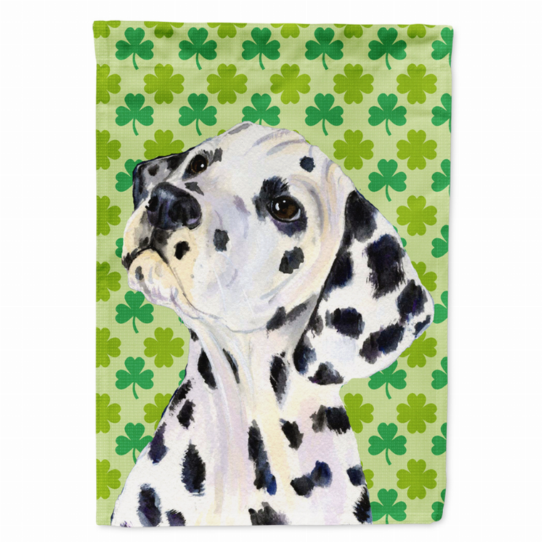 St. Patrick's Day Shamrock Dog Portrait Flag Garden Size - 705332064866