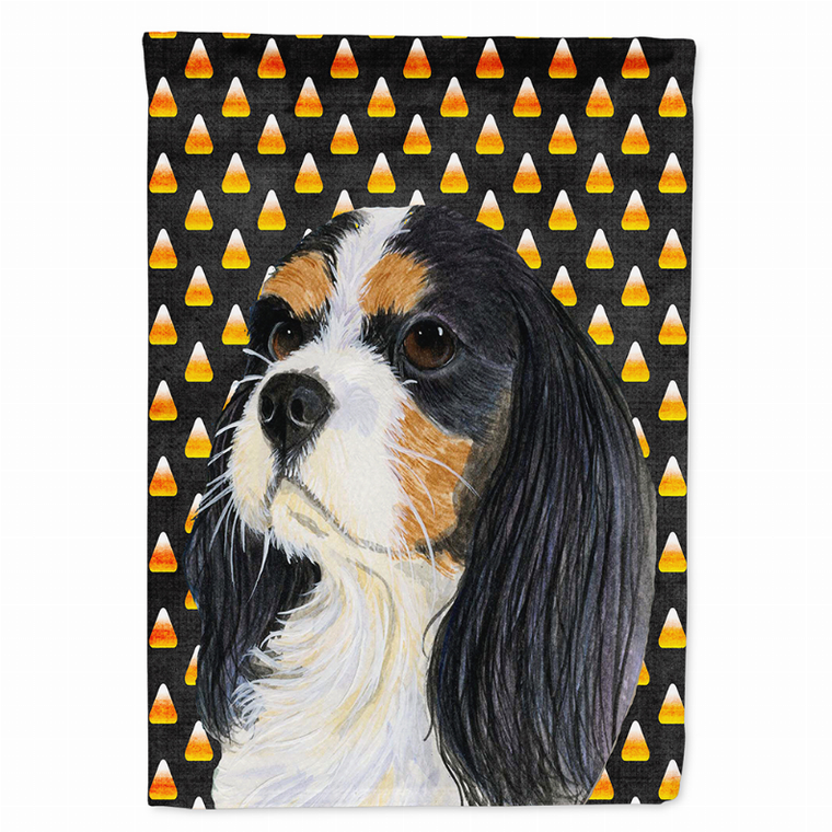 Candy Corn Halloween Dog Portrait Flag Garden Size - 705332062312