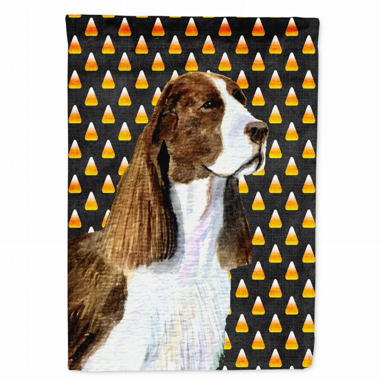 Candy Corn Halloween Dog Portrait Flag Garden Size - 705332061933