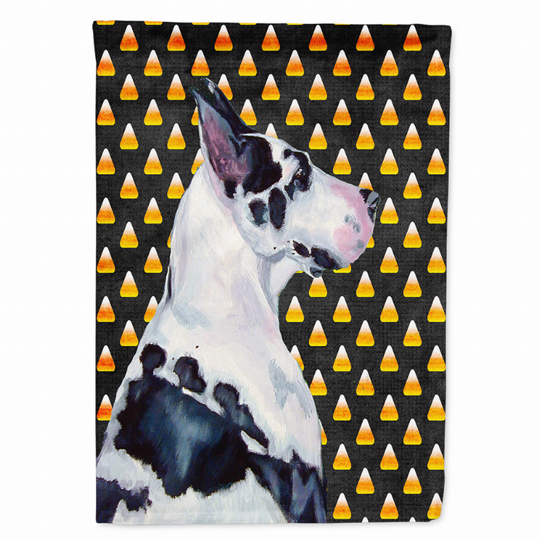 Candy Corn Halloween Dog Portrait Flag Garden Size - 705332062336