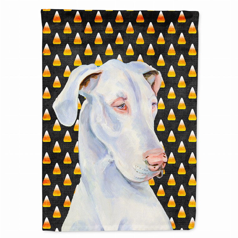 Candy Corn Halloween Dog Portrait Flag Garden Size - 705332062145