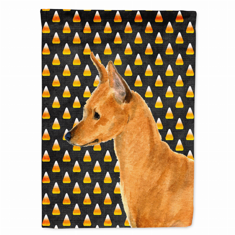 Candy Corn Halloween Dog Portrait Flag Garden Size - 705332061476
