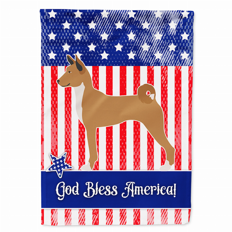 Dog Print American Flag Garden Size - 638508984593