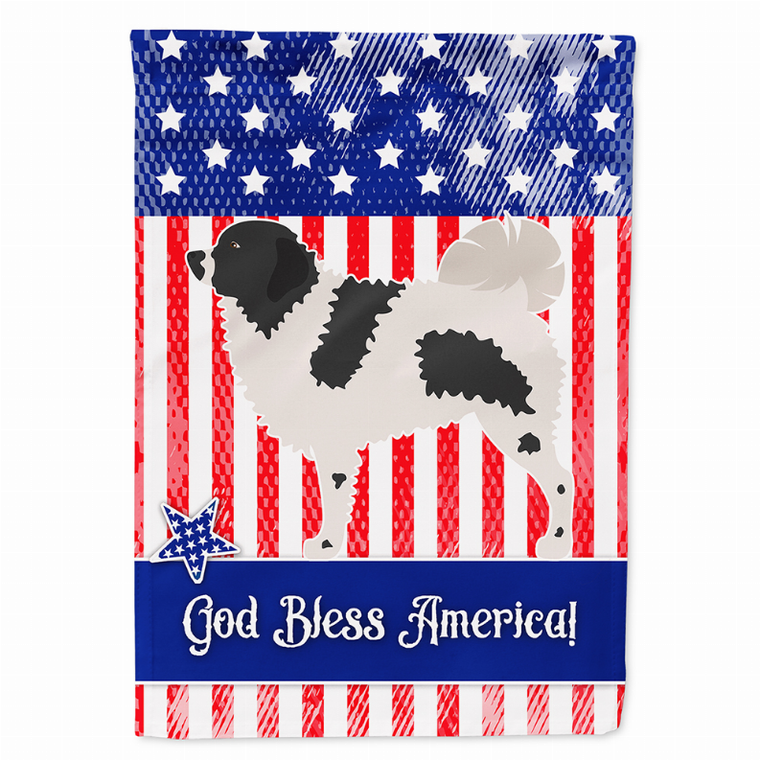 Dog Print American Flag Garden Size - 638508984081