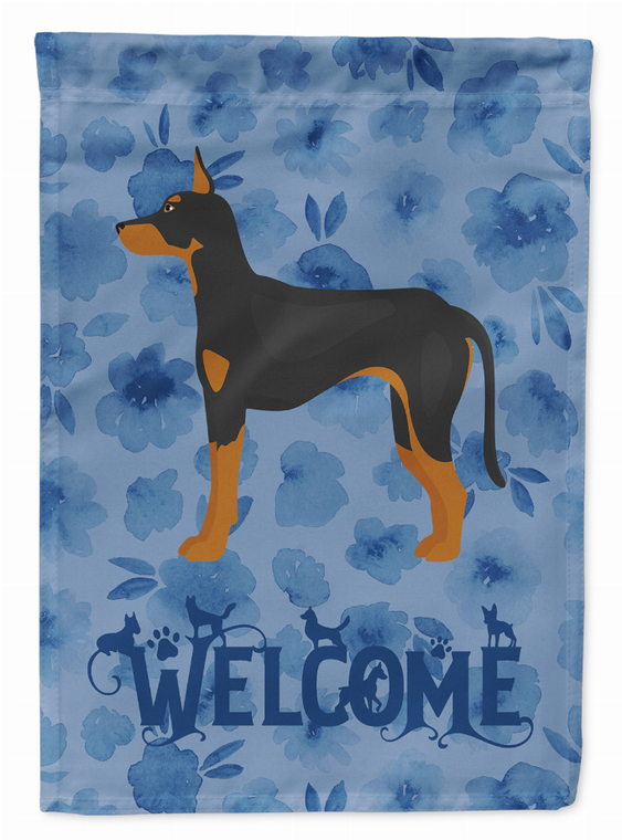 Dog Welcome Flag Garden Size - 194030098158