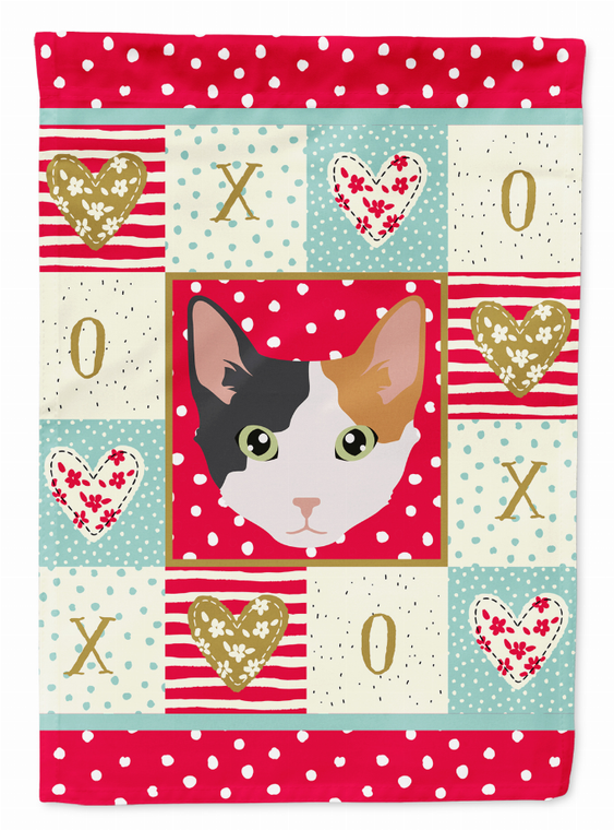 Skookum Cat Love Flag Garden Size - 194030084809