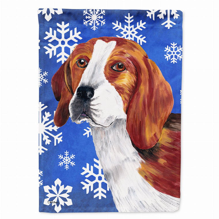 Winter Snowflakes Holiday Dog Flag Garden Size - 705332067690