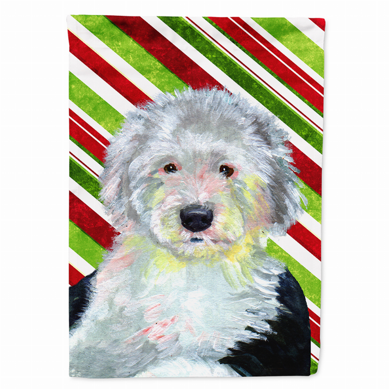 Candy Cane Holiday Christmas Dog Flag Garden Size - 705332071451