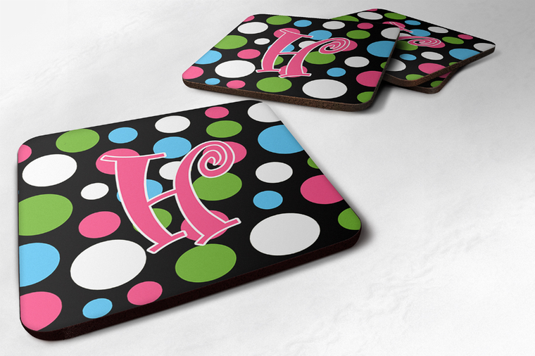 Letter Monogram - Foam Coaster Set of 4 - 705332159814