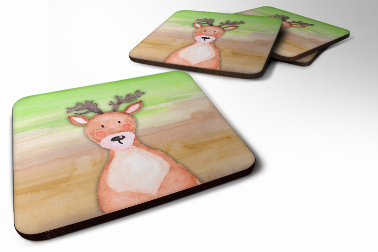 Watercolor Animal Art Foam Coaster - 638508845870