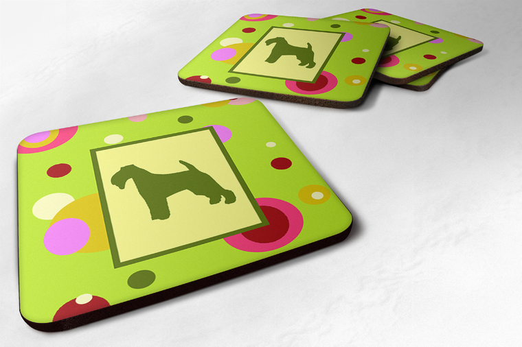 Dog Silhouette Foam Coaster Set of 4 - 705332160483