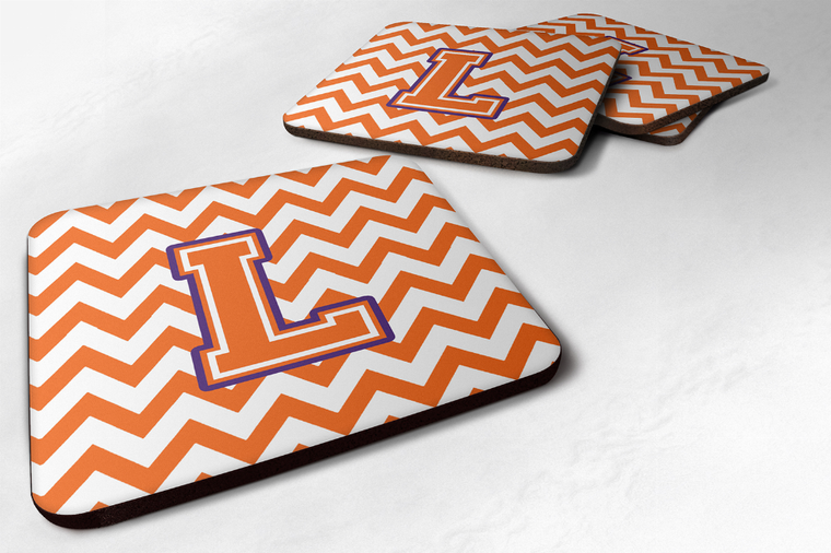 Letter Chevron Foam Coaster Set of 4 - 638508288615