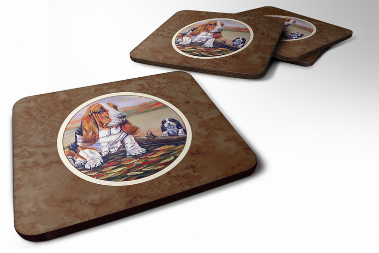 Dog Breed Hound Group Foam Coaster - 638508339522