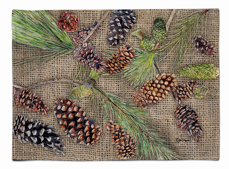 Pine Cones Fabric Placemat - 705332141062
