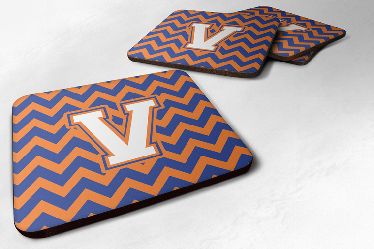Letter Chevron Foam Coaster Set of 4 - 638508288196