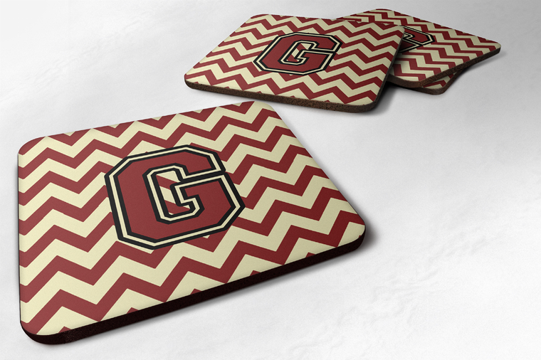 Letter Chevron Foam Coaster Set of 4 - 638508288301