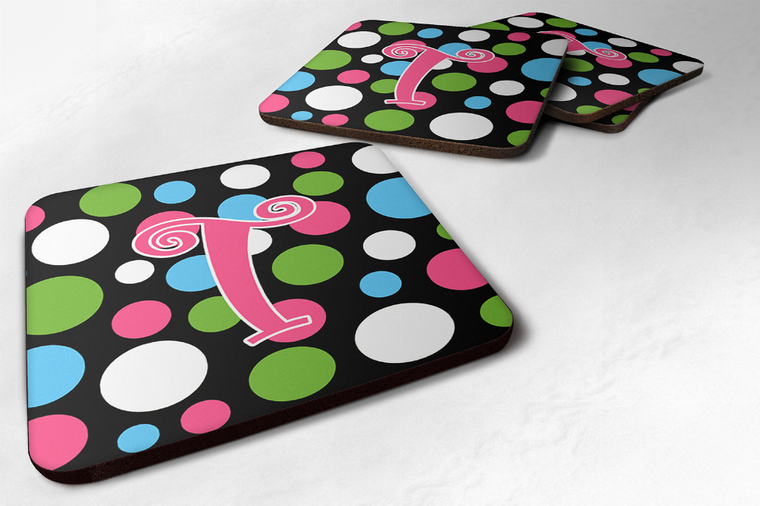 Letter Monogram - Foam Coaster Set of 4 - 705332159937