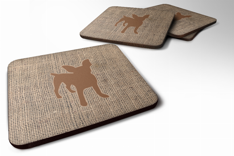 Burlap/Sealife Foam Coaster - 705332171328